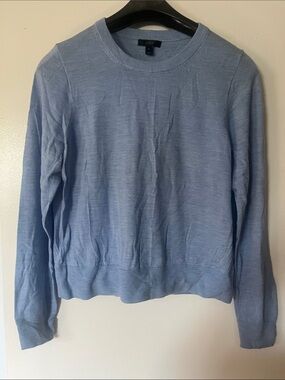 J. Crew Light Blue Crewneck Sweater